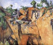 Paul Cezanne landscape rocks Sweden oil painting artist